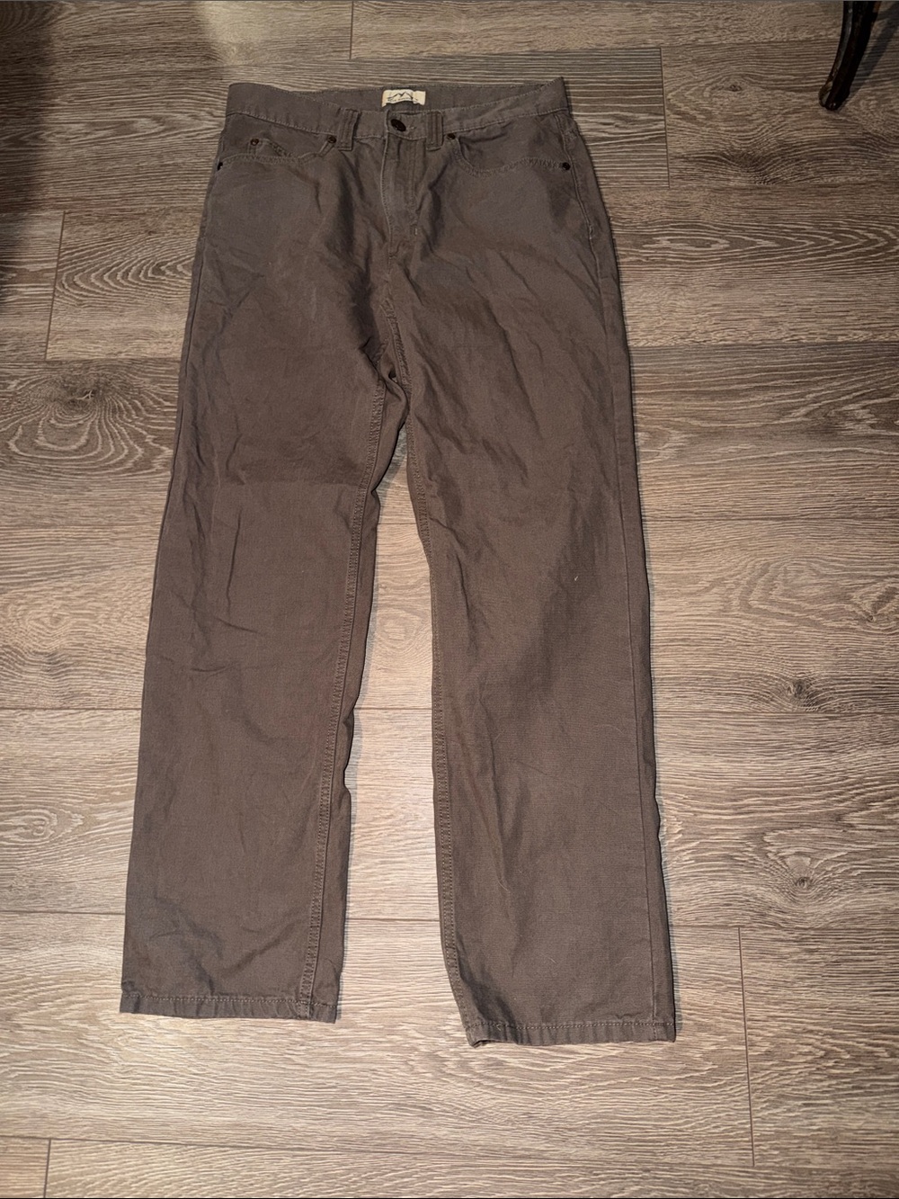 Men’s Blue Mountain Brown Classic Straight Leg Pants 34 x 34